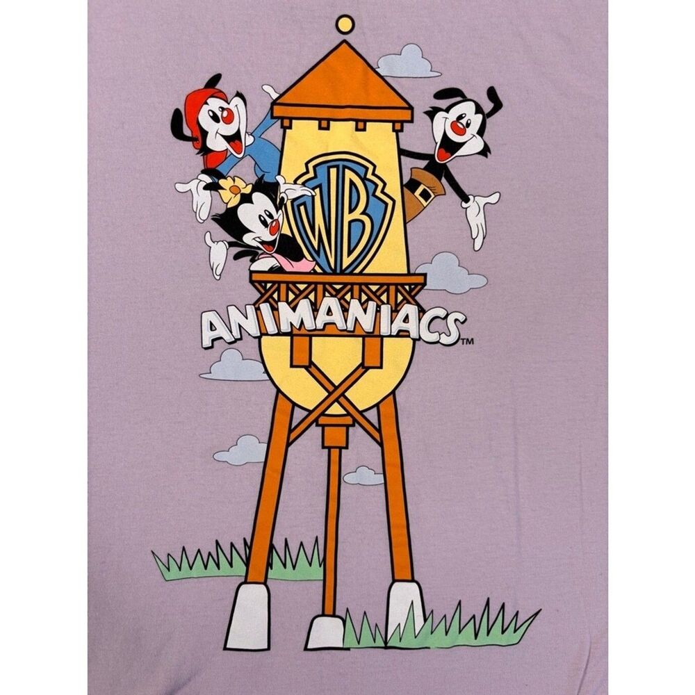 Animaniacs Purple Graphic Tee - Men's Size L